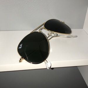 Authentic ray ban aviator sunglasses